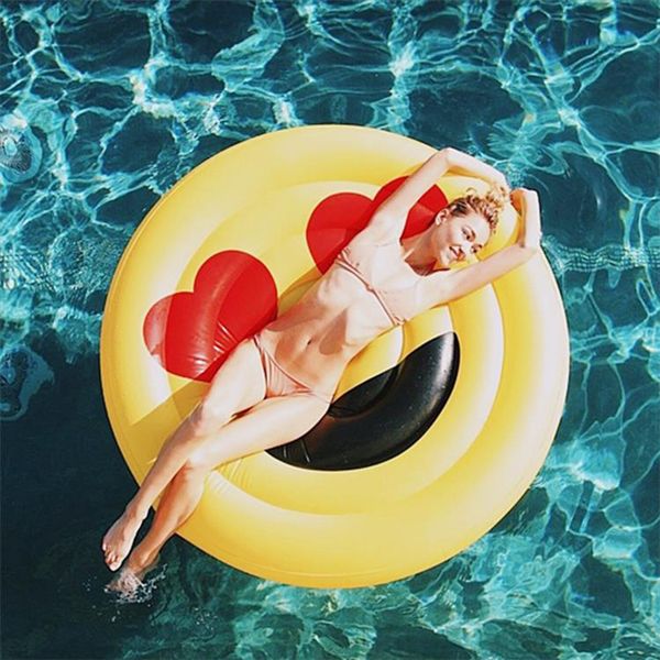 

inflatable swimming ring large inflatable floating row swimming pool floating toy children water toy expression