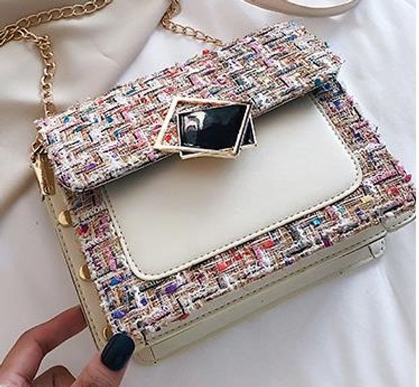 

designer handbags 2020 summer new korean version of the shoulder small square bag fashion luxury chain women's diagonal handbag selling