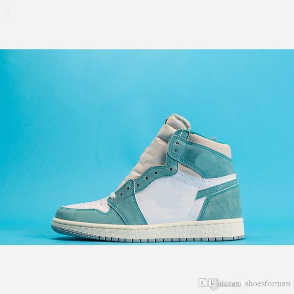 

nkj01a 2020 good quality basketball shoes 1 1s high og retro turbo white grey sail 555088 -311 outdoor sports shoes size40-46