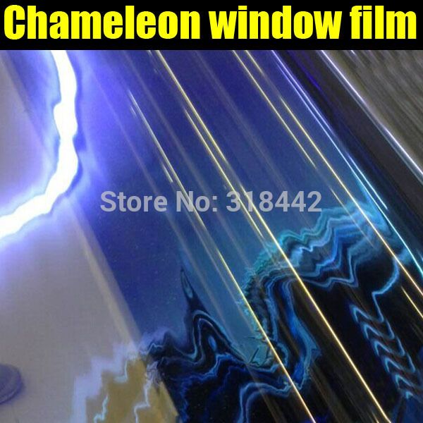 

popular 1.52*30m chameleon tinting window film for car with ing
