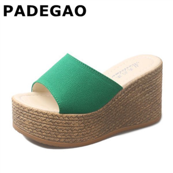 

platform wedges shoes women slippers women open peep toes summer shoes black slippers slides wedge sandals