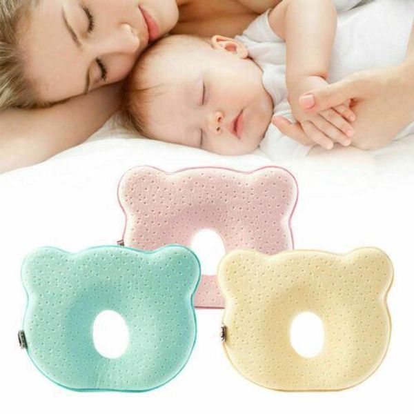 

faroot infant cot pillow prevent flat head neck sydrome for girl boy sleeping cushion