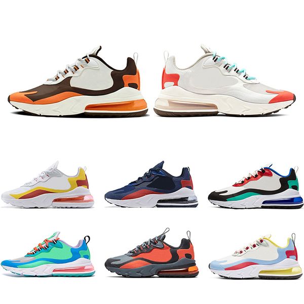 

2019 discount react designer men women running shoes chassures bauhaus optical white black sports sneakers zapatos size 36-47