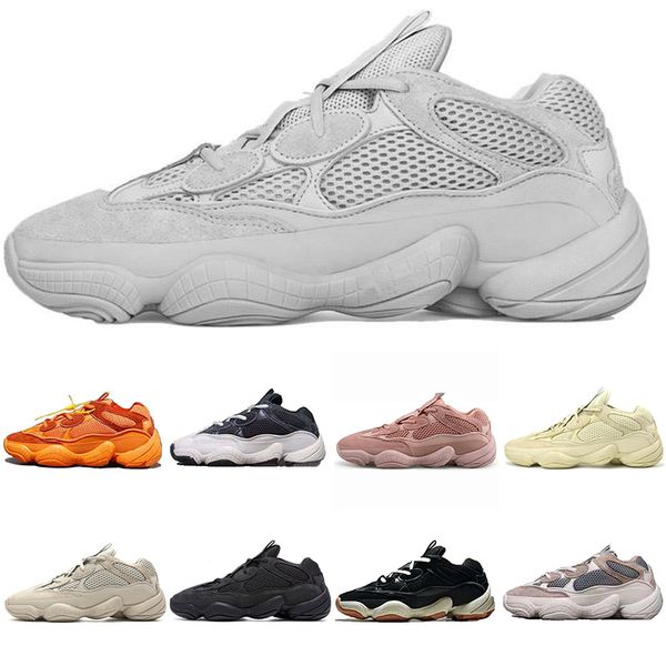 

r salt desert rat 500 bone white mens utility black shoes blush super moon yellow pink women sport sneakers trainer size 36-45, White;red