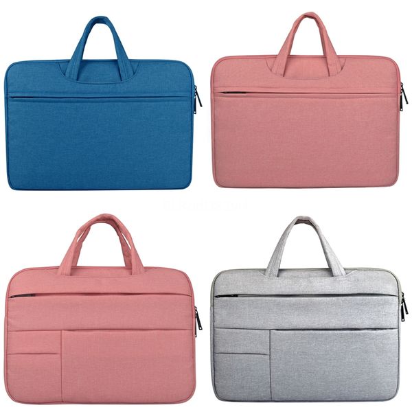 

for macbook air pro retina touch bar 11.6 13.3 15.4 inch double pocket fashion lapsoft zipper sleeve bag cases #588