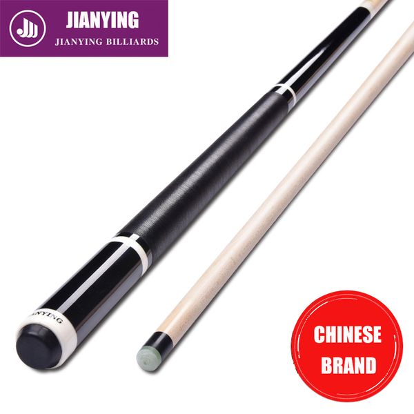 

china jianying pd08 billiard punch&jump cue 12.75mm tip canadian solid maple shaft professional billard stick cost-effective