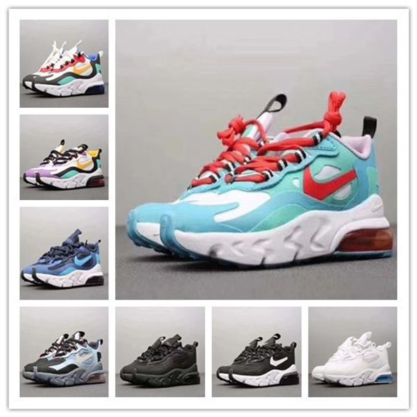 

new kid shoes design 27c react ii air kids shoes youth kids trainers infant boys or girls outdoor running shoes  colors euro size 24-35, Black
