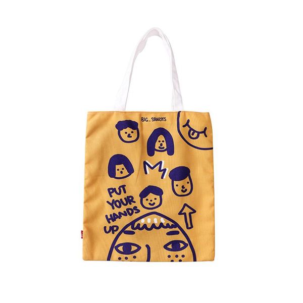 

fashion women printing handbag shoulder canvas shopping tote satchel messenger bag square cartoon bags