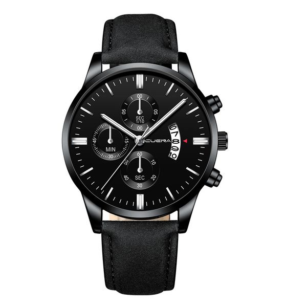 

2019 relogio masculino watches men fashion sport stainless steel case leather band watch quartz business wristwatch reloj z525, Slivery;brown