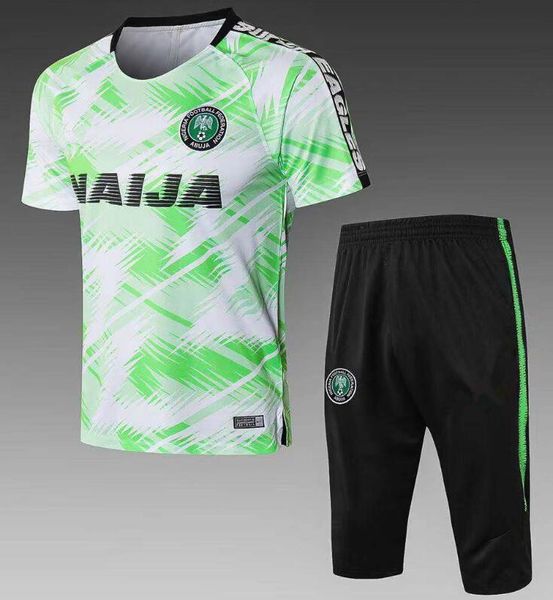 

2018 2019 nigeria home soccer jersey kits 18 19 nigeria customized okechukwu okocha ahmed musa mikel iheanacho football shirt shorts kits