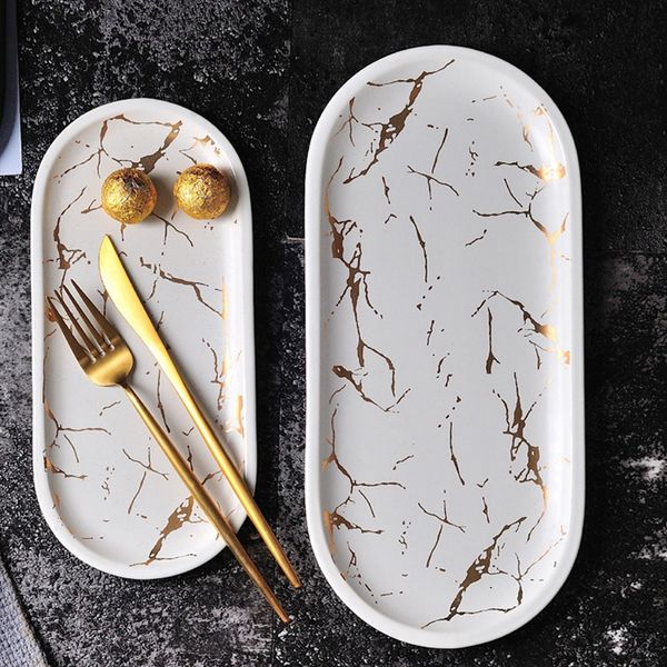 

европейский мрамор керамическая cutlery set инкрустированные фарфоровый десерт ювелирные изделия тарелка стейк салат торт dishware