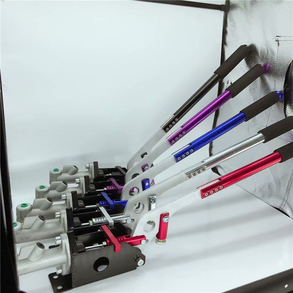 

car modified off-road vehicle universal hydraulic handbrake / drift long vertical hand brake black / red purple blue