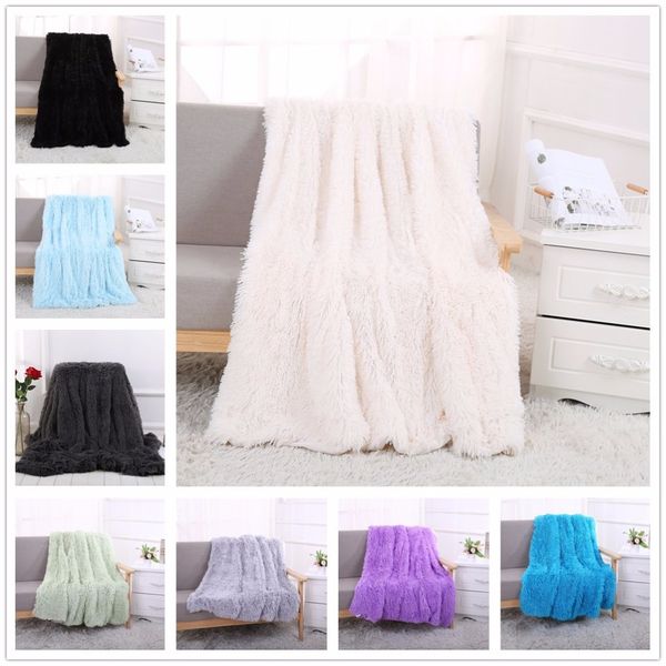 

super soft long shaggy fuzzy fur faux fur warm elegant cozy with fluffy sherpa throw blanket bedspread couverture polaire plaids