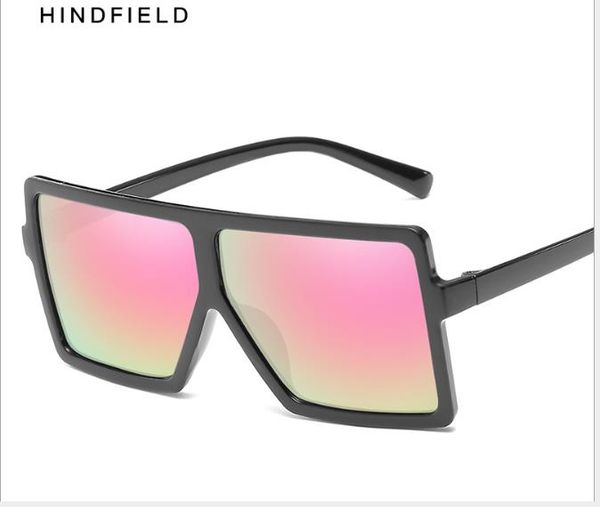 

new style sunglasses european and american trend sunglasses large frame color film sunglasses for men and women, White;black