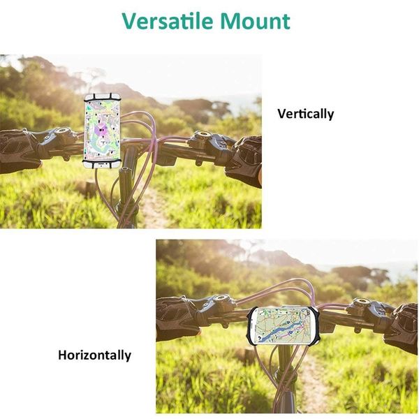 

bicycle rack, general bicycle telephone rack, adjustable silicon handlebar, shock-proof and shake-proof bicycle and motorcycle bike baskets