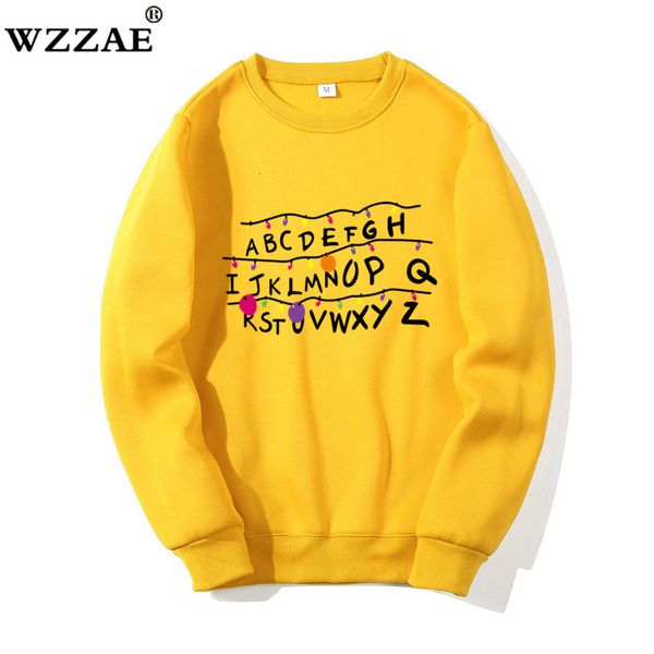 

2019 кофты женщины и мужчины странные вещи толстовки толстовка мужчины auturm зима привет хоп толстовки толстовка для мужчин пуловер, Black