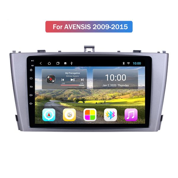 

2g ram car gps multimedia player radio for toyota avensis 2009 2010-201510.1 inch android 10 wifi bluetooth head unit