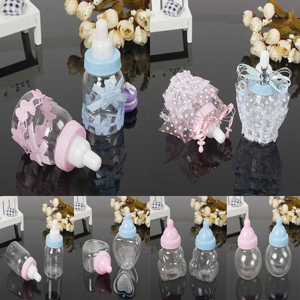 

12pcs baby shower candy box bottle pink girl blue boy,wedding favors and gift ,birthday party favours christmas gifts