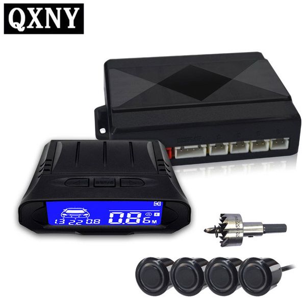 

parking 4 sensor auto parktronic lcd digital backup car reversing radar assistant monitor detector system backlight display