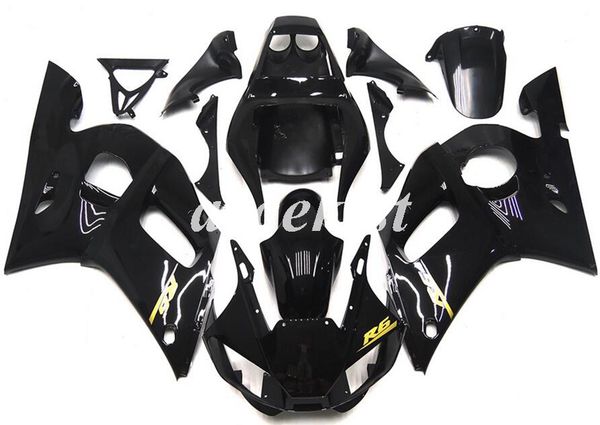 

4 gifts new abs motorcycle full fairings set fit for yamaha yzf-r6 1998 1999 2000 2001 2002 r6 bodywork set custom black