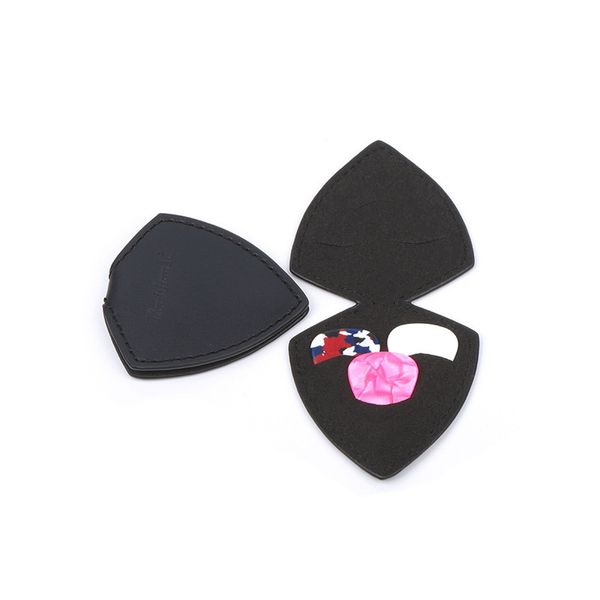 

guitar pick holder leather lightweight thin guitarra plectrum case bag keychain shape guitar accessories