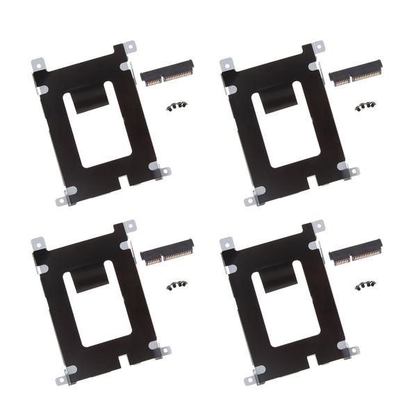 

4x for dell latitude e5420 e5520 sata hard drive hdd caddy+ hdd connector