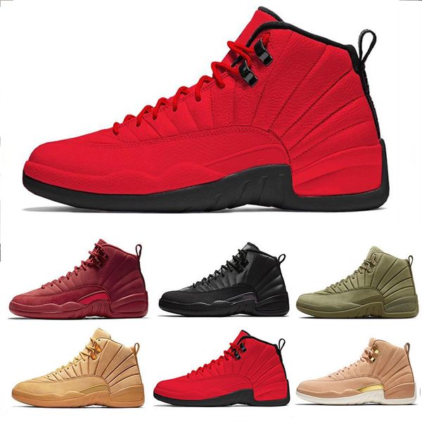 

Size 13 Winterized Wings The Master 12S Mens Basketball Shoes Bulls Flu Game Gym Red Taxi 12 XII Men Trainers Male Sneakers des chaussures