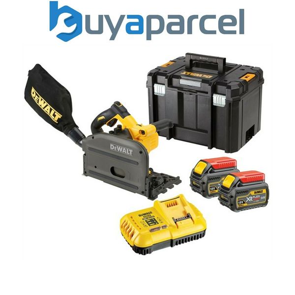 

Dewalt dc 520t2 54v xr flexvolt cordle plunge aw 165mm 2 x 6 0ah batterie