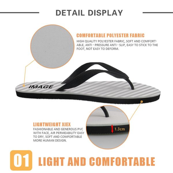 

customized 3d galaxy space star/galaxy pattern flip flops for men summer casual house slippers men fashion men's flats shoes, Black