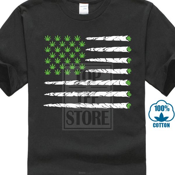 

flag black t shirt 420 humor bud kush chronic all sizes s 3xl cotton casual men t shirts men free, White;black