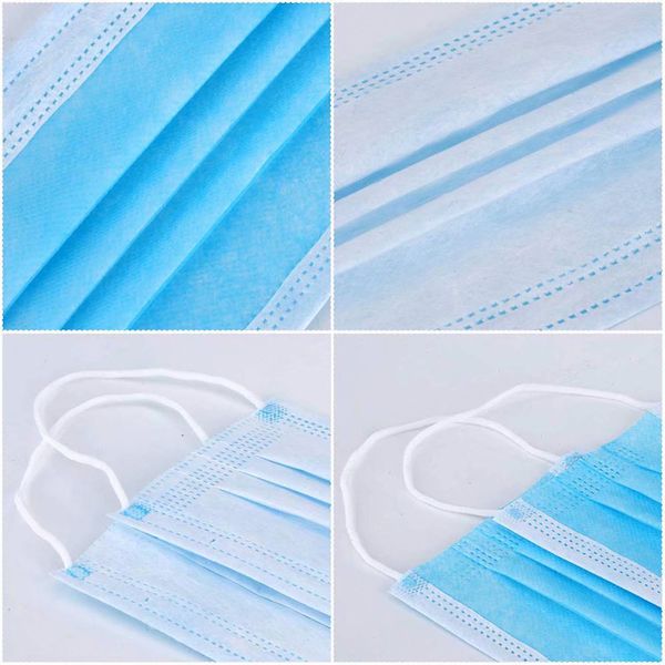 

profession anti-pollution 3 laye safety disposable elastic soft breathable face anti dust filter mouth mask