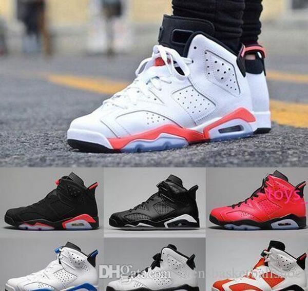 

infrared designer bred 6 6s mens basketball shoes unc olympic black cat white carmine sport blue men luxury trainers sport athletic sneaker
