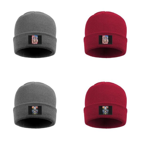 

fashion guns n' roses adelaide shark skull poster cuff toboggan watch beanie hat vintage hats usa use your illusions tour 1992-1993 log, Blue;gray