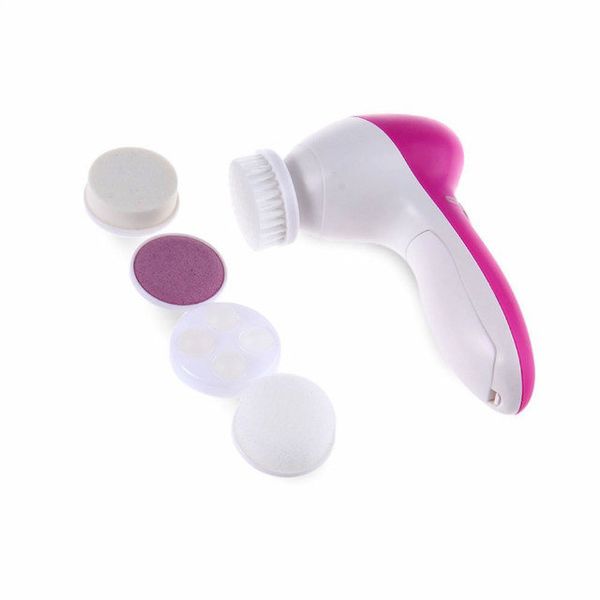 

DHL free 5in1 Deep Clean Electric Facial Cleaner Face mini Skin Care Massager Scrubber Brush