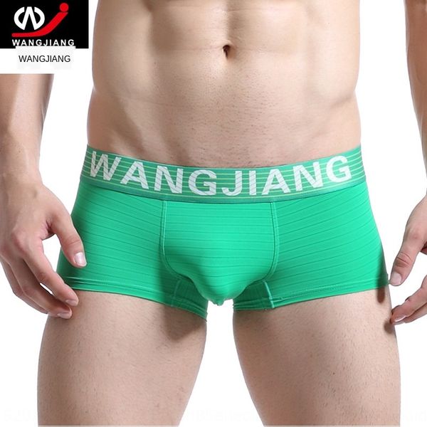 

ice silk boxer low waist breathable teenager men's underwear personalized fashion underwear men's, Black;white