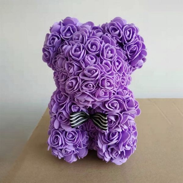 

day day flower artificial pe valentine's wife bear gift teddy for girlfriend woman bear mother's box with rose blxor
