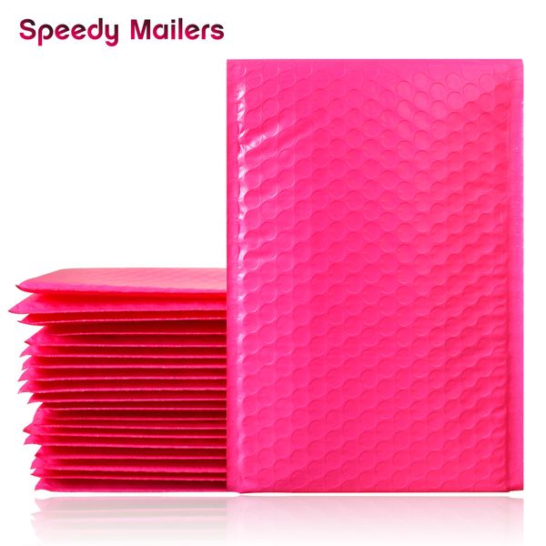 

speedy mailers 10pcs 6x9inch 175x230mm colorful poly bubble mailers shipping envelopes paded bubble mailing bags