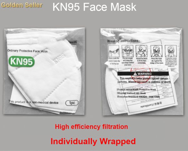 

DHL & UPS Free Shipping! KN95 Mask Adult Anti-Fog Haze and Influenza KN95 Face Mask in Stock!