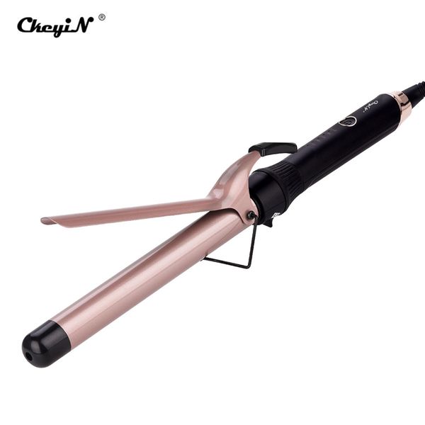 

professional 9mm 28mm hair curler ceramic curling wand roller lady beauty wavy hair styling tools temperature adjustment