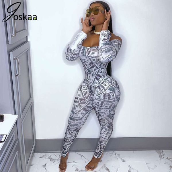 

joskaa dollar print flare sleeve two piece set женская фестивальная одежда боди и брюки сексуальные клубные наряды 2 шт соответствующие набо, White