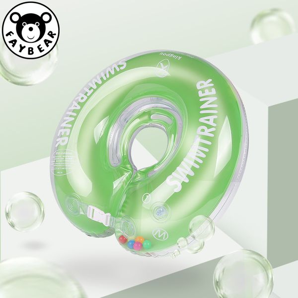 

inflatable newborn baby circle swim ring neck infant swimming accessories baby bath swim ring safety neck float circle bathing