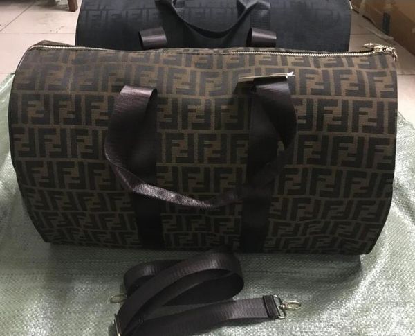 

55cm large capacity women travel bags famous classical canvas men mon tresor duffel bags carry on luggage keepall