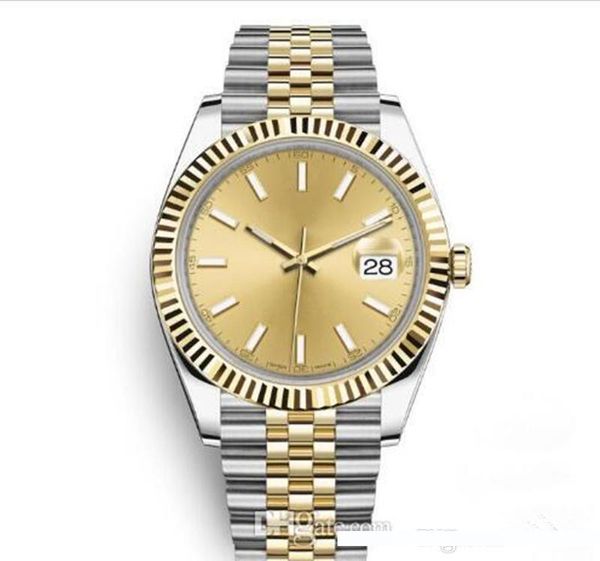 

new luxury 41mm datejust steel blue dial watches men mechanical automatic watch luxury rel business fashion president desinger watches, Slivery;brown