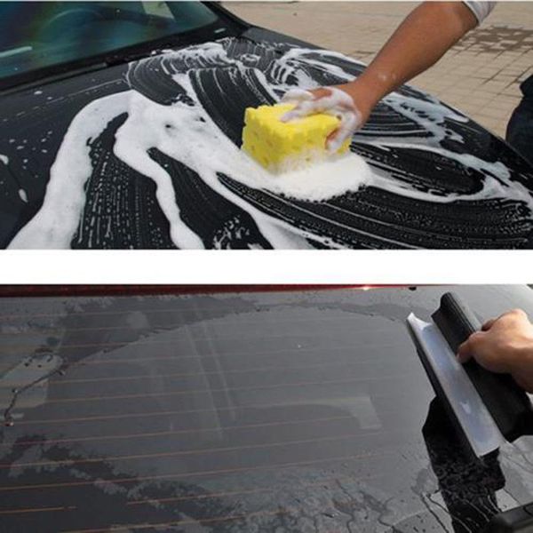 

silicone auto car window wash cleaning brush cleaner wiper squeegee drying blade #yl6