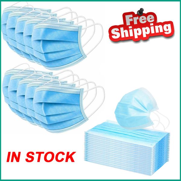 

новая трехслойная одноразовая маска антипылевой туман рот муфельные маски для лица антибактериальные маски для лица дышащая крышка рта masch