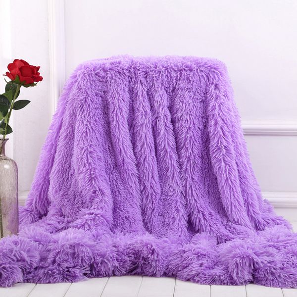 

soft fur throw blanket on the couch long shaggy fuzzy fur faux fashion bed sofa blankets warm cozy with fluffy knitted blanket