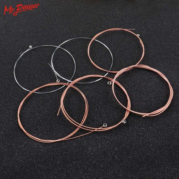 

6 pcs/ set acoustic guitar string set silver pure strigning for classic acoustic guitar high quality