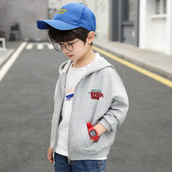 

2020 год высокого качества весна осень новый дизайн мальчиков куртки и пальто малышей жакеты шлема младенца куртки, Blue;gray