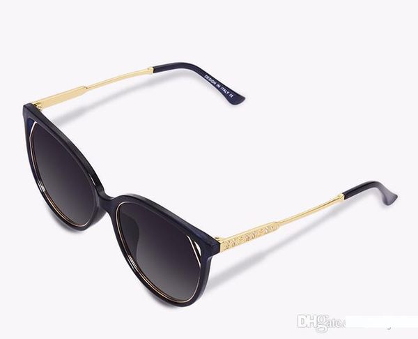 

поляризованные моды солнцезащитные очки cat eye солнцезащитные очки женские для женщин горный хрусталь храм очки uv400 a104, White;black