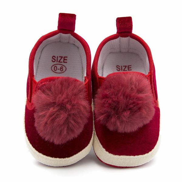 

детская обувь малыш обувь ребенка 0-1 лет меховой мяч осень и зима принцесса малыша